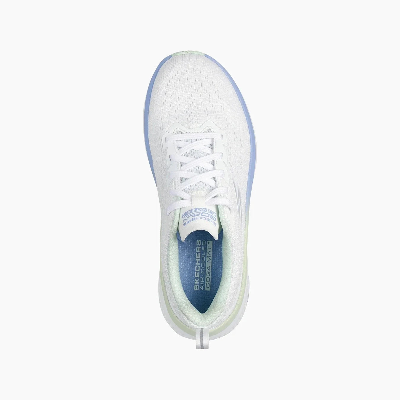 WMNT-WHITE TEXTILE/MINT TRIM