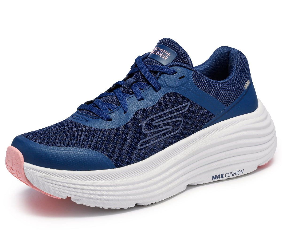 129470#NVPK-NAVY TEXTILE/PINK TRIM