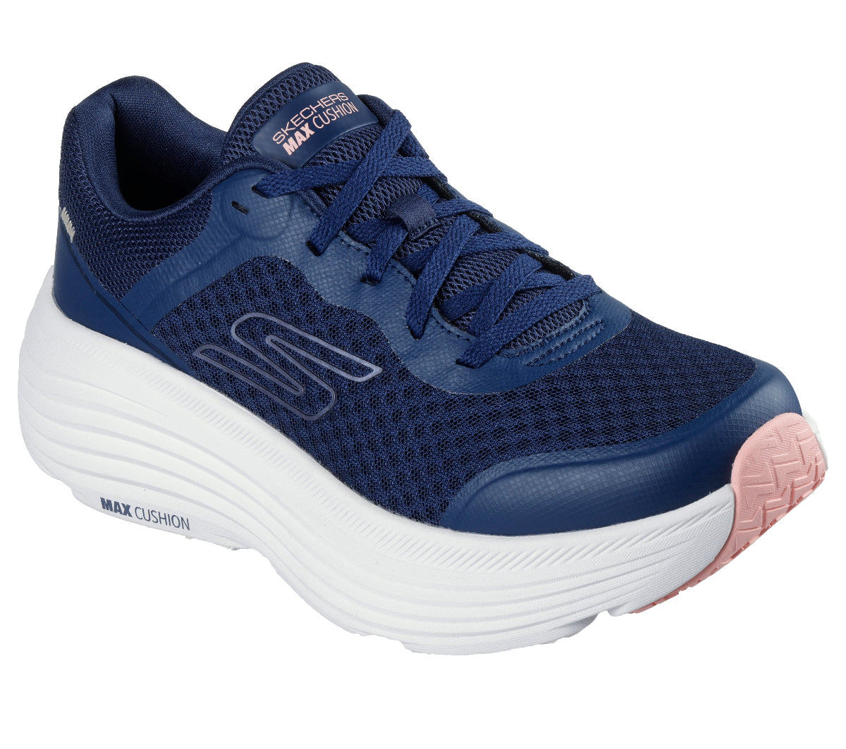 129470#NVPK-NAVY TEXTILE/PINK TRIM