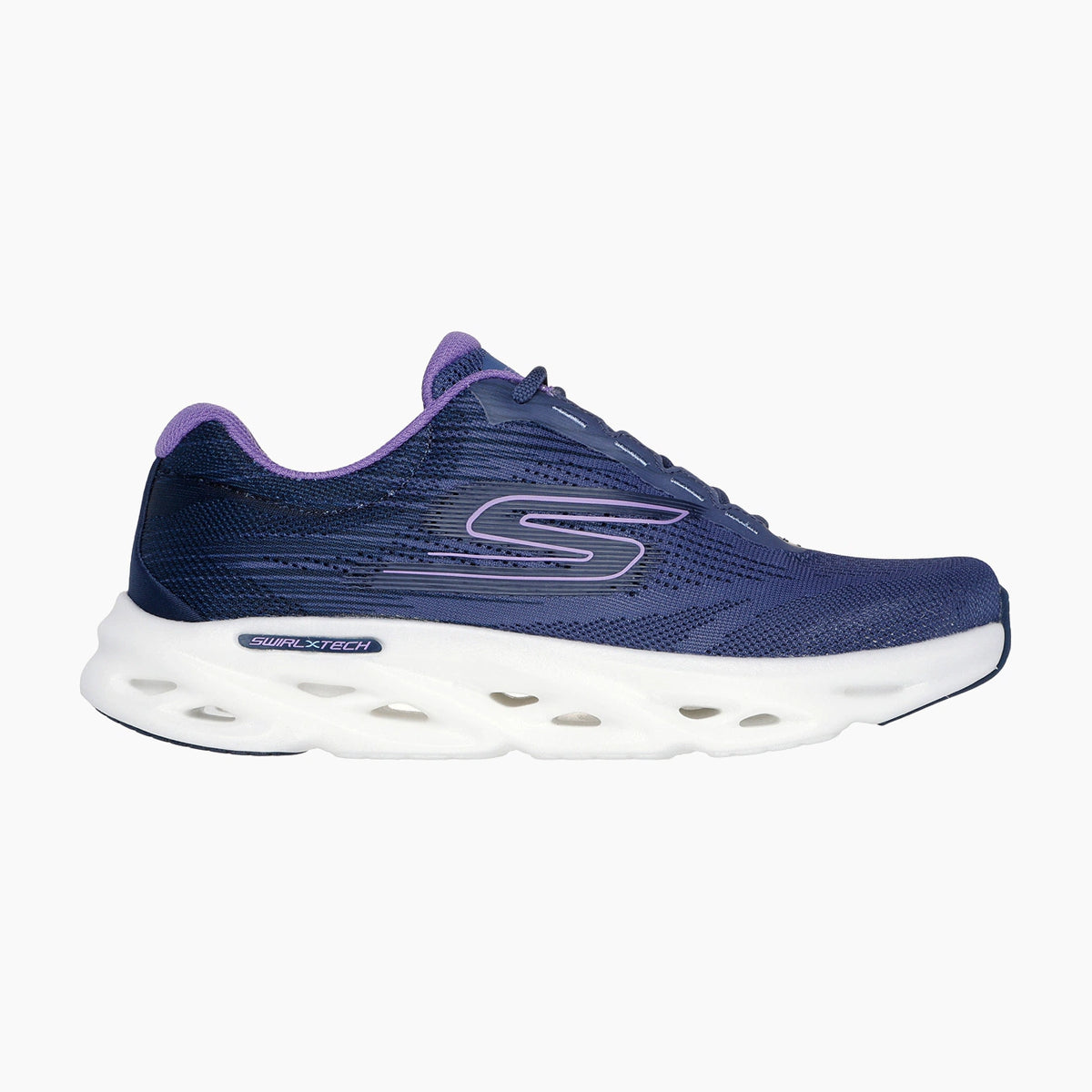 NVLV-NAVY TEXTILE/LAVENDER TRIM