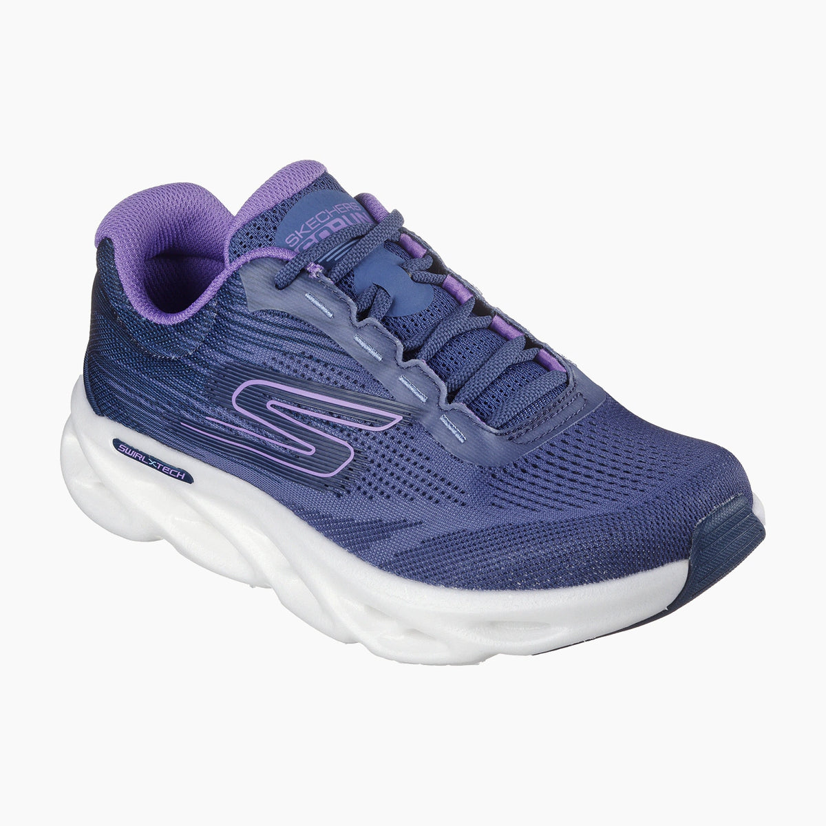NVLV-NAVY TEXTILE/LAVENDER TRIM
