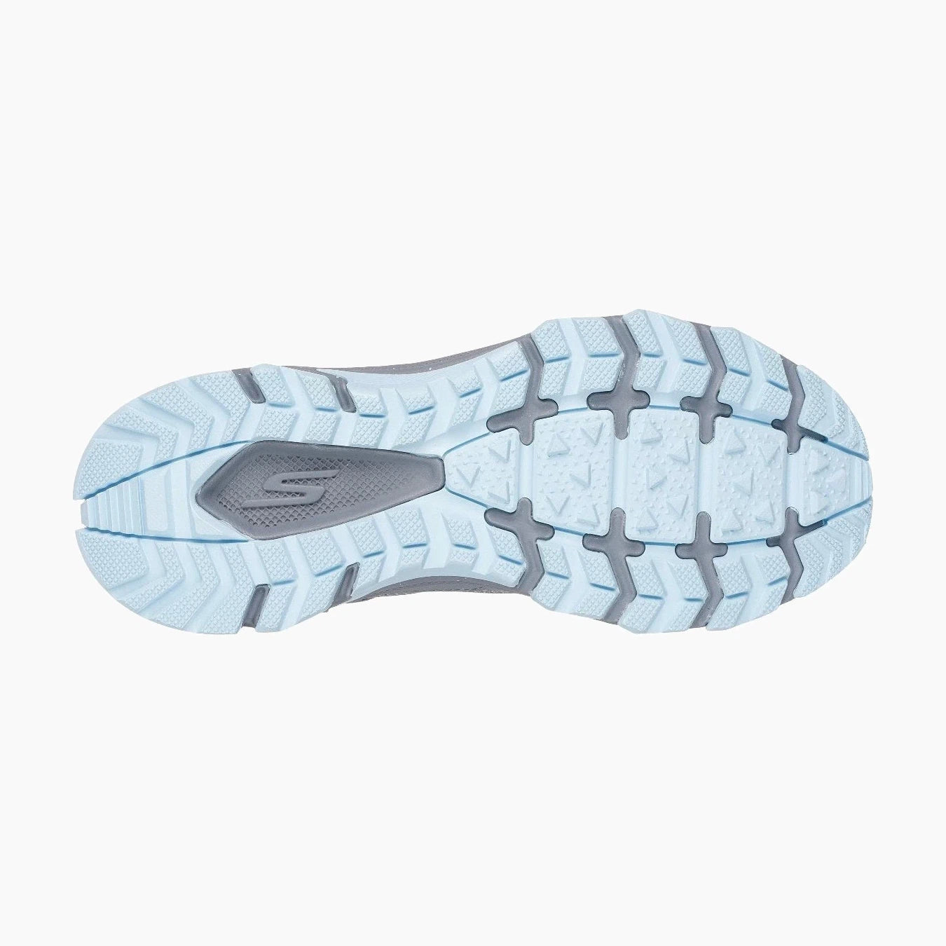 129525#GYBL-GRAY LEATHER/BLUE TRIM