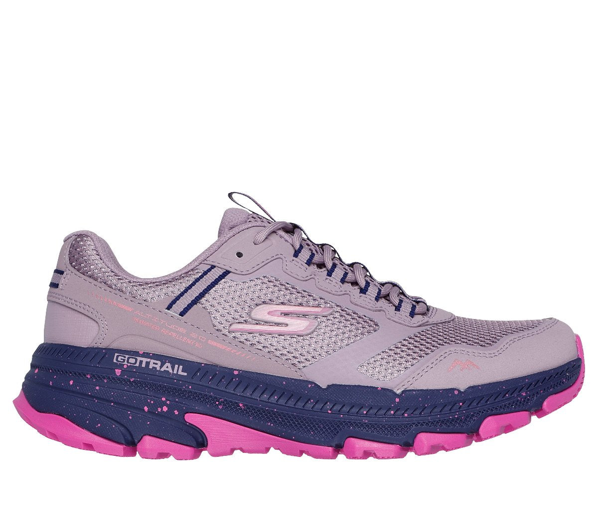 129525#MVE-MAUVE LEATHER/PINK TRIM