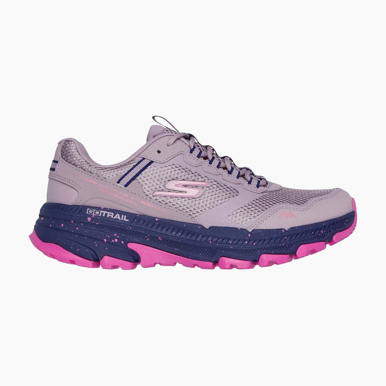 129525#MVE-MAUVE LEATHER/PINK TRIM