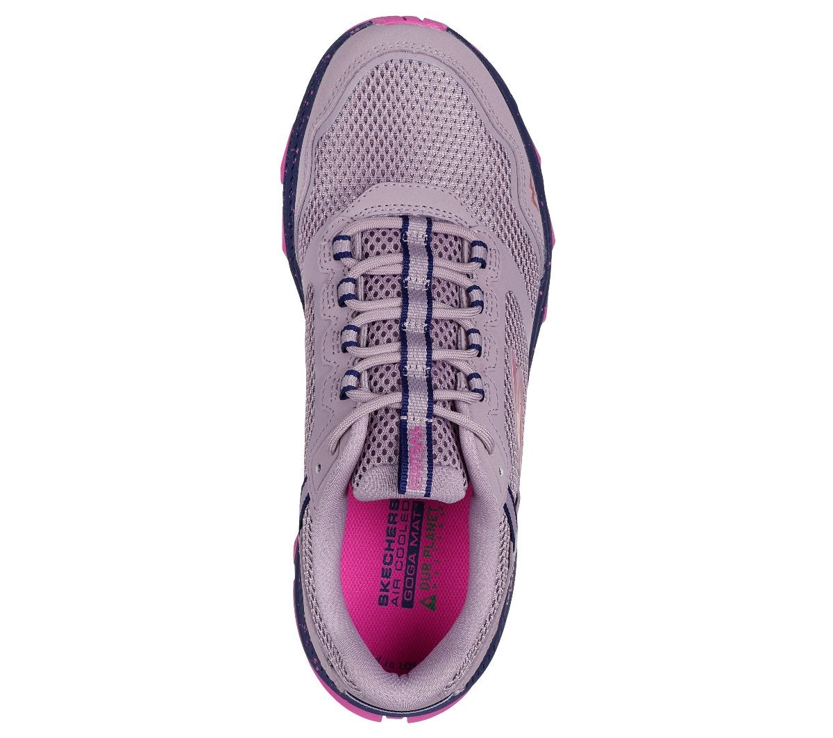 129525#MVE-MAUVE LEATHER/PINK TRIM