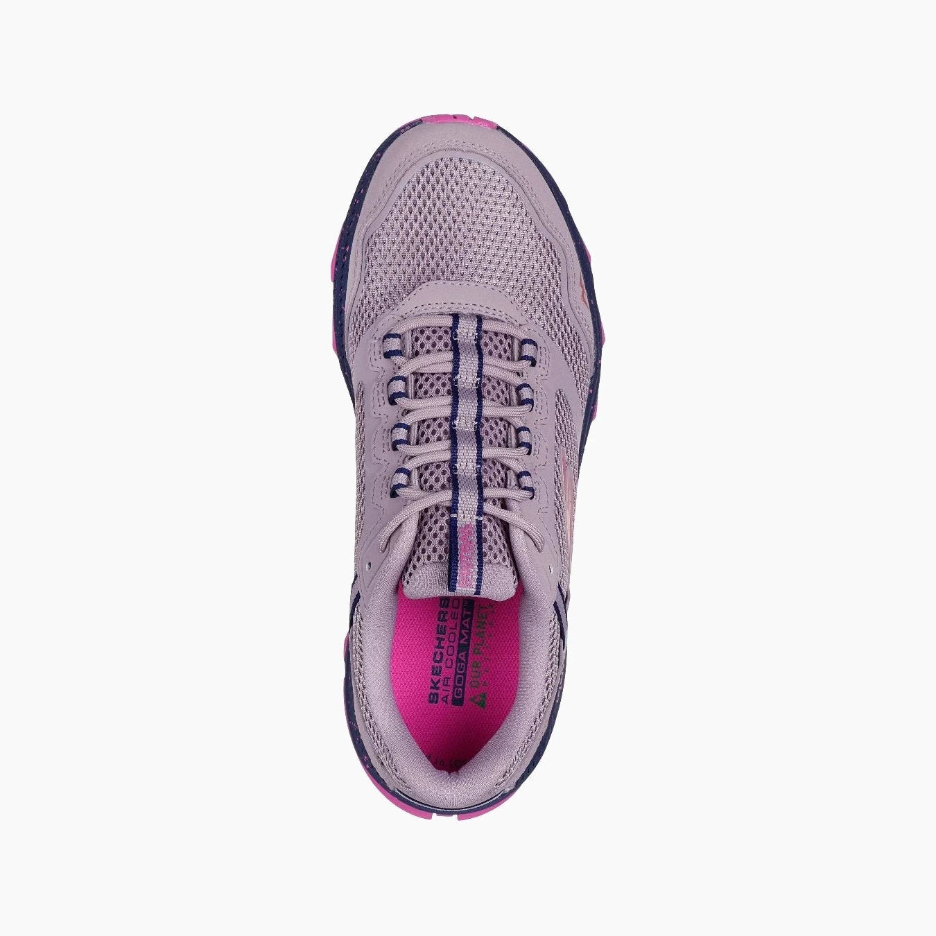 129525#MVE-MAUVE LEATHER/PINK TRIM