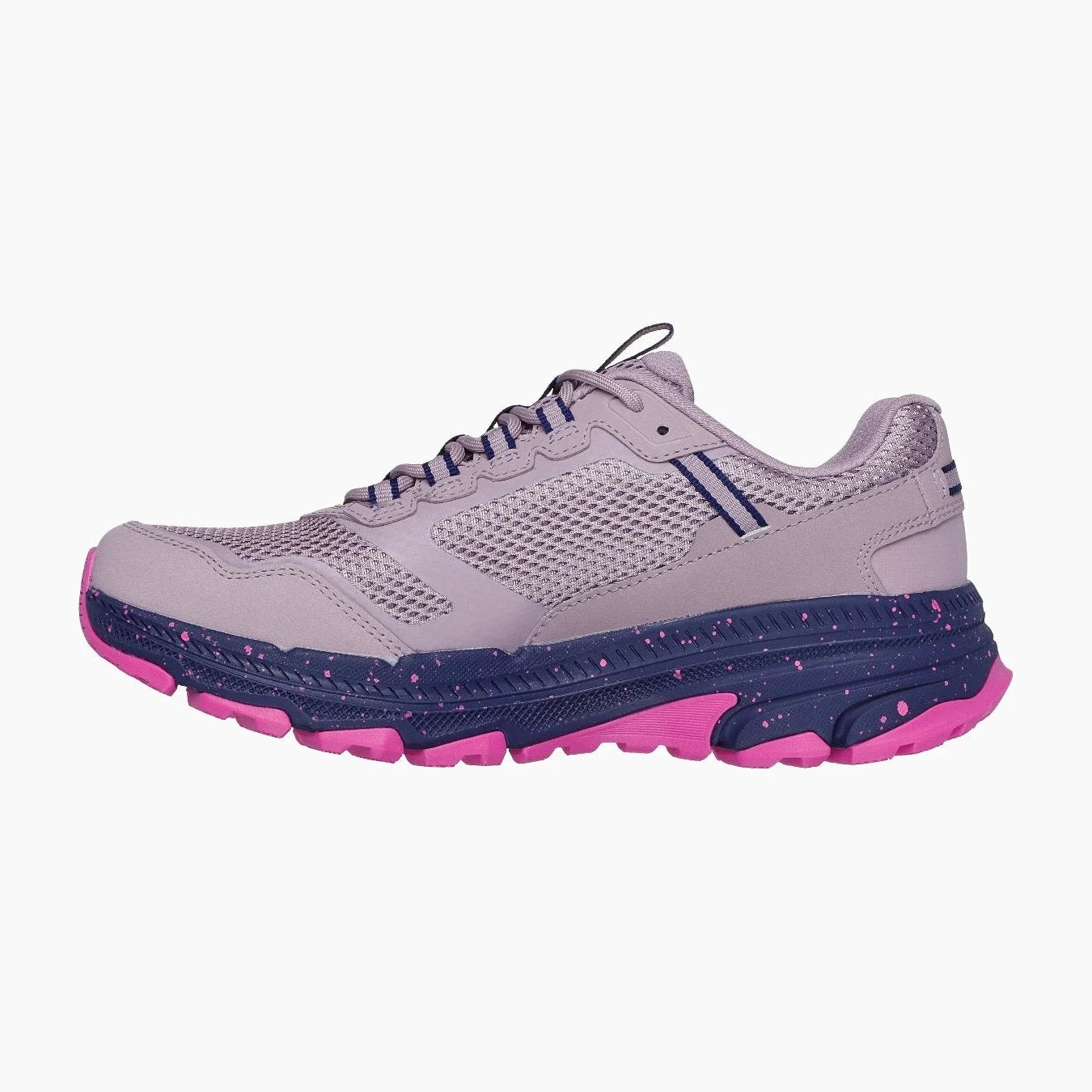 129525#MVE-MAUVE LEATHER/PINK TRIM