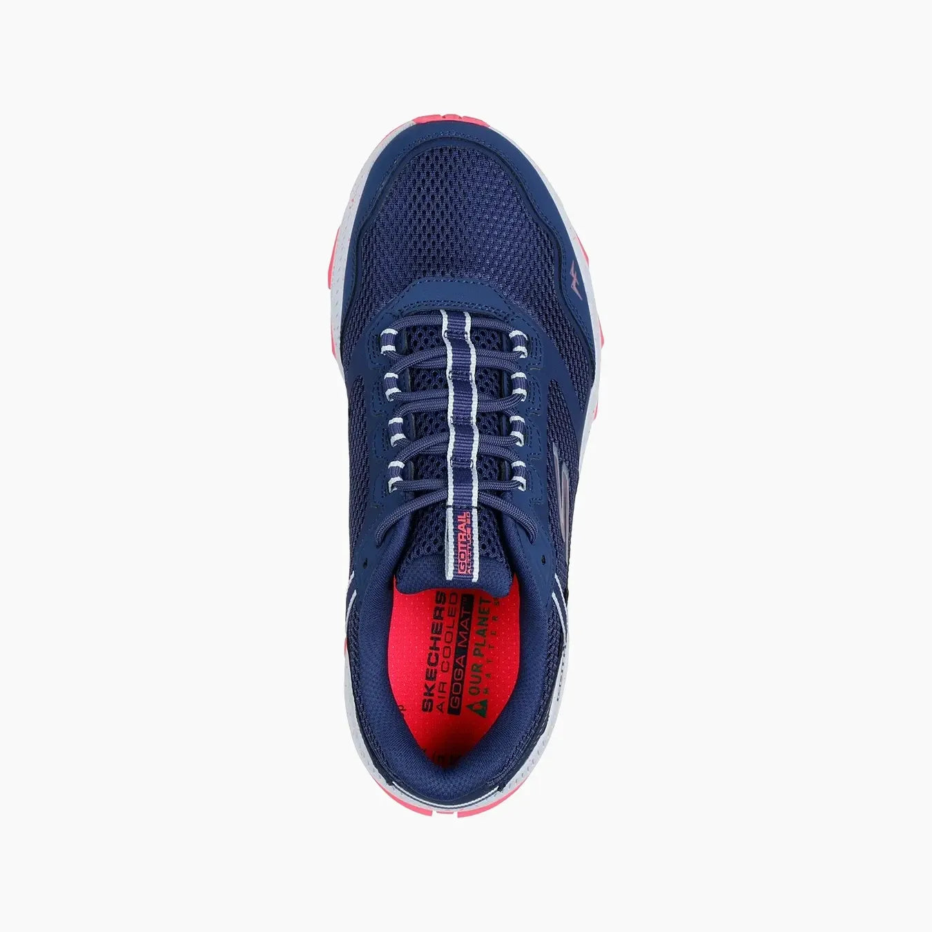 129525#NVPK-NAVY KNIT/PINK TRIM
