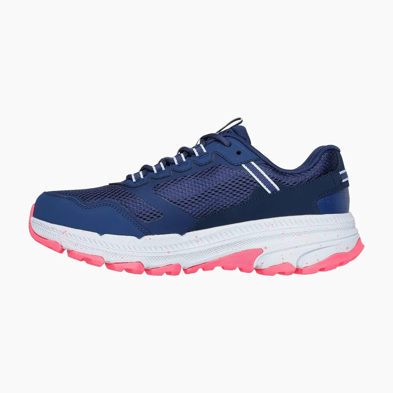 129525#NVPK-NAVY KNIT/PINK TRIM