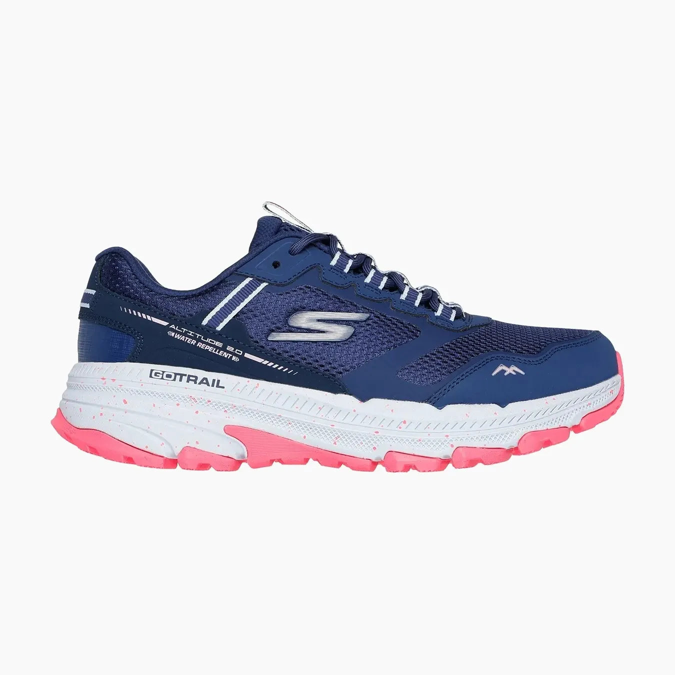 129525#NVPK-NAVY KNIT/PINK TRIM