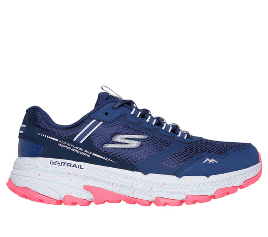 129525#NVPK-NAVY KNIT/PINK TRIM