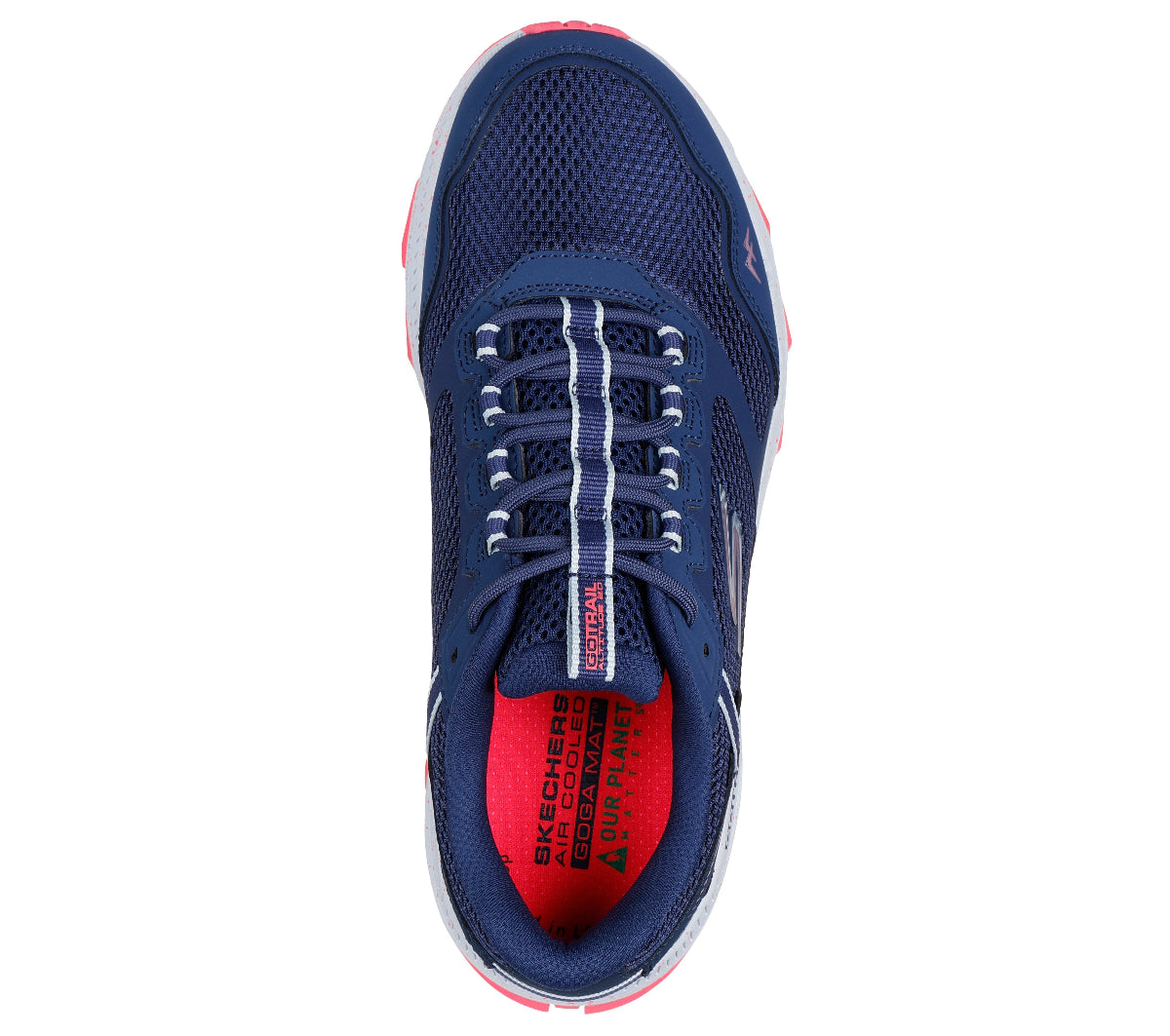 129525#NVPK-NAVY KNIT/PINK TRIM