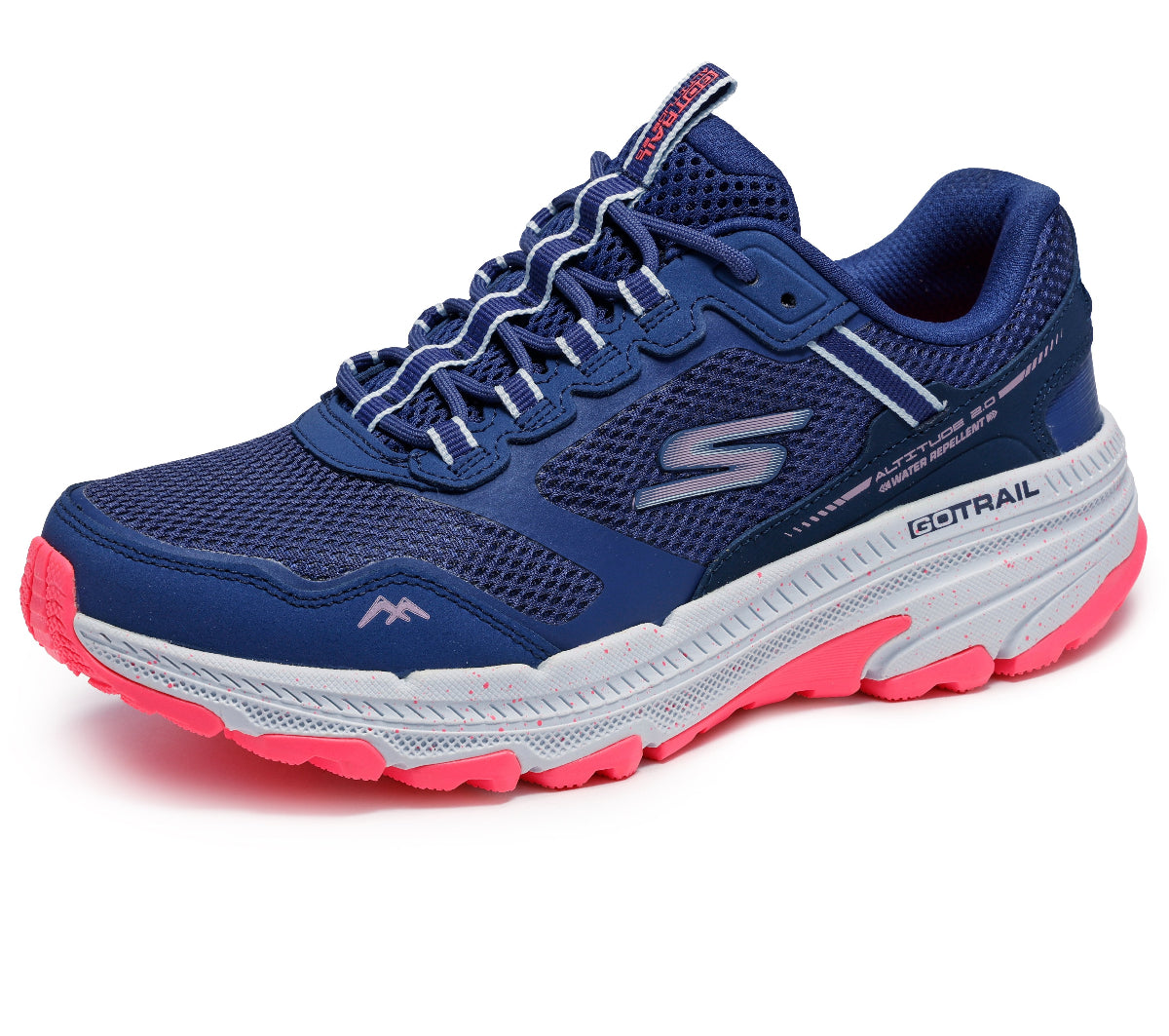 129525#NVPK-NAVY KNIT/PINK TRIM