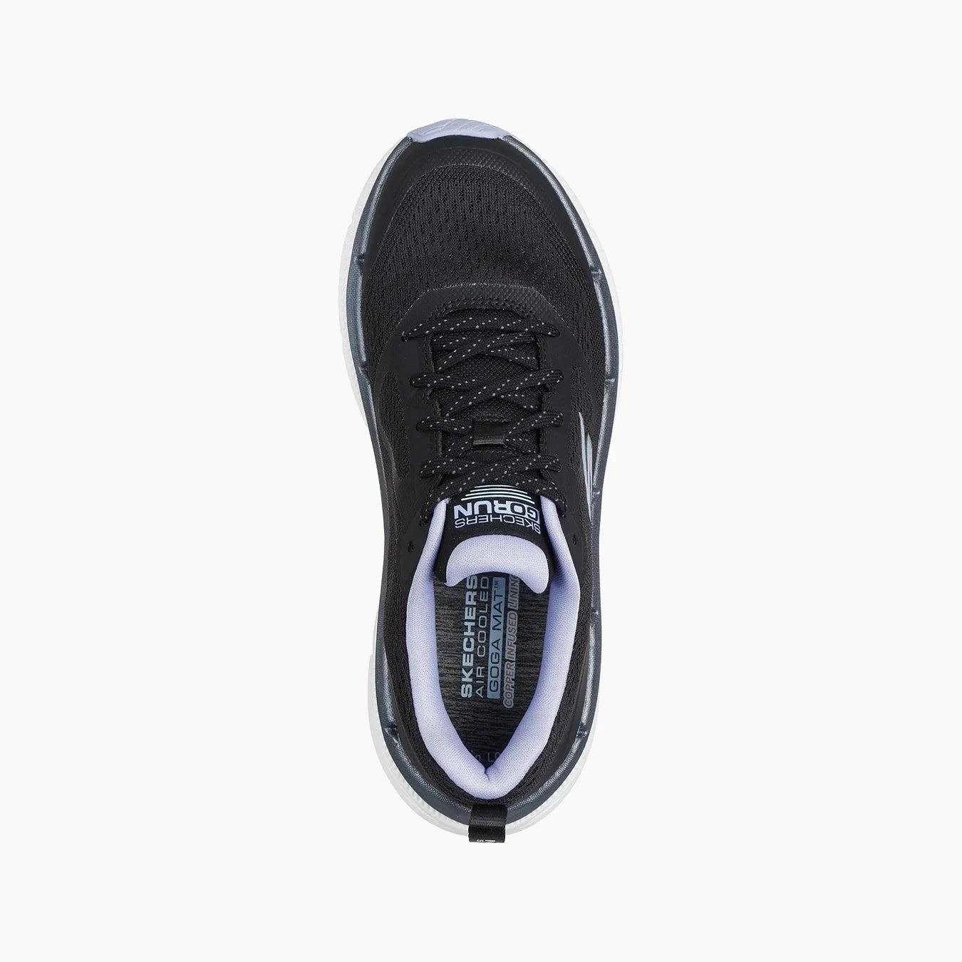 BKLV-BLACK TEXTILE/LAVENDER TRIM