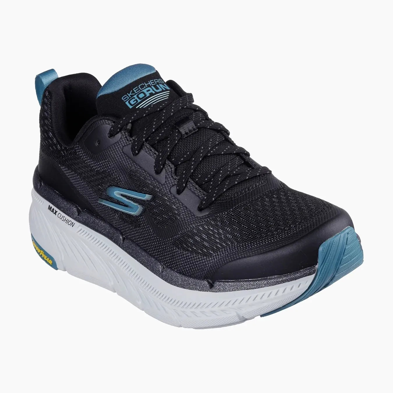 129700#BKTL-BLACK TEXTILE/TEAL TRIM