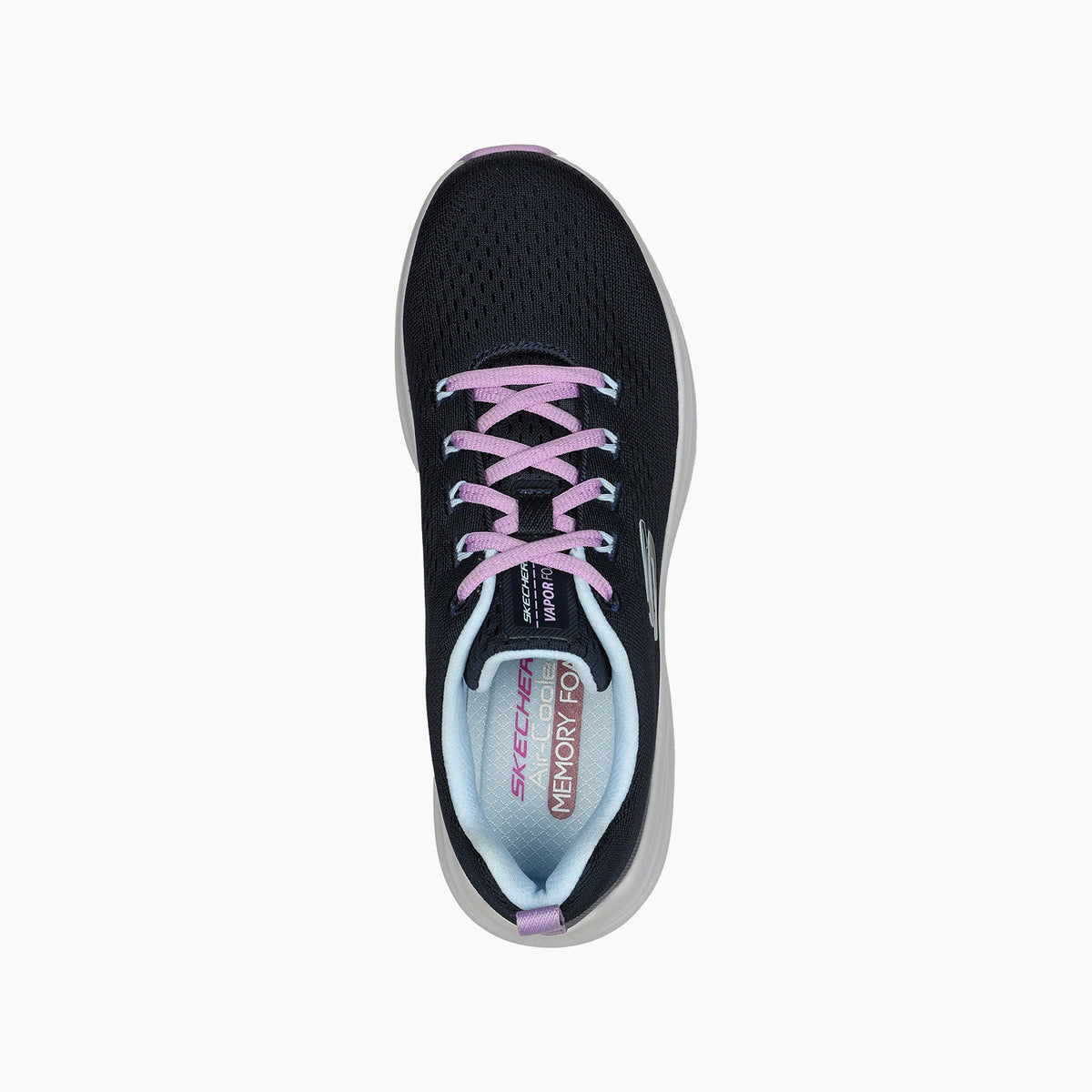 NVLV-NAVY TEXTILE/LAVENDER TRIM