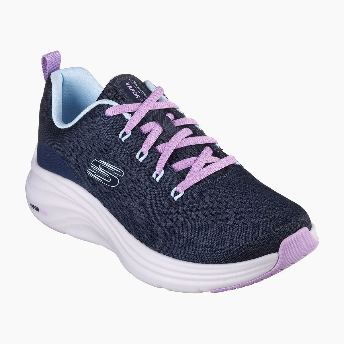NVLV-NAVY TEXTILE/LAVENDER TRIM