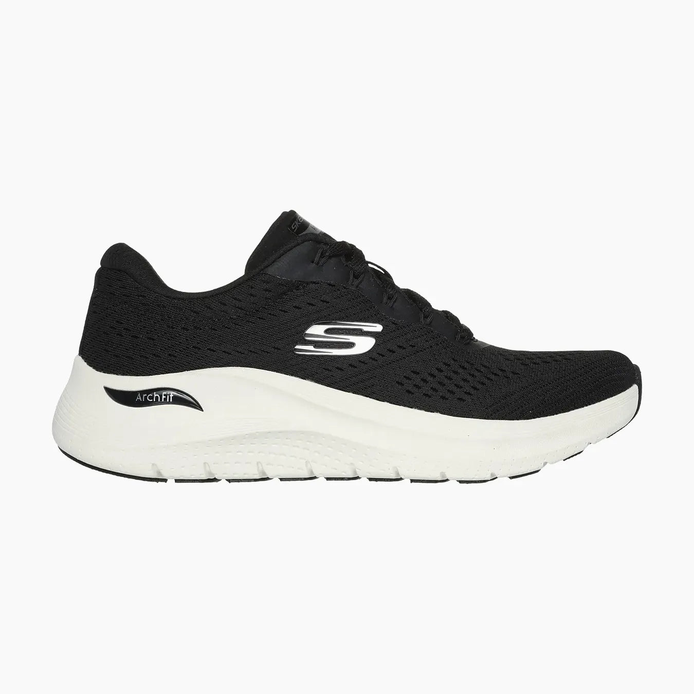150051#BKW-BLACK MESH/WHITE TRIM