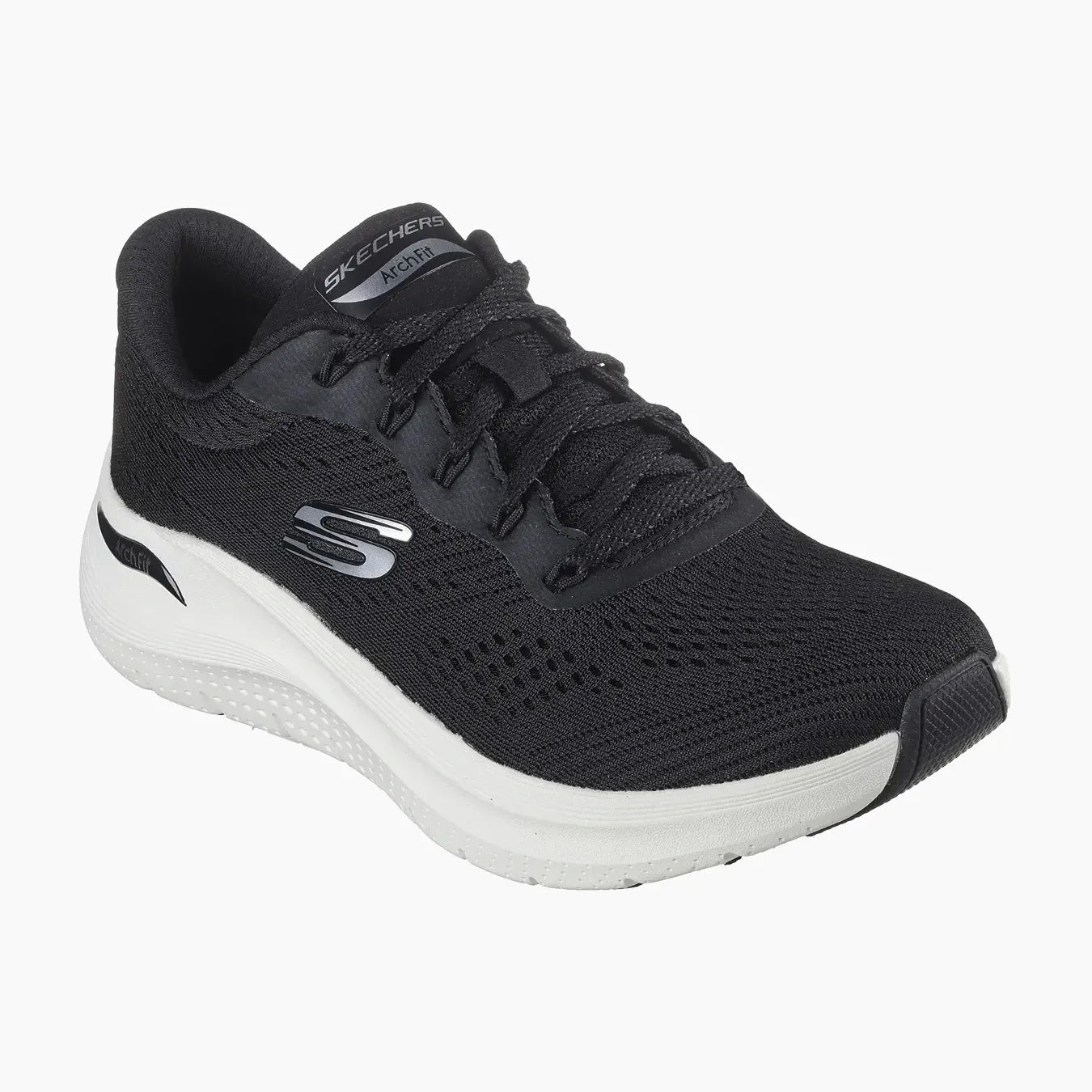 150051#BKW-BLACK MESH/WHITE TRIM