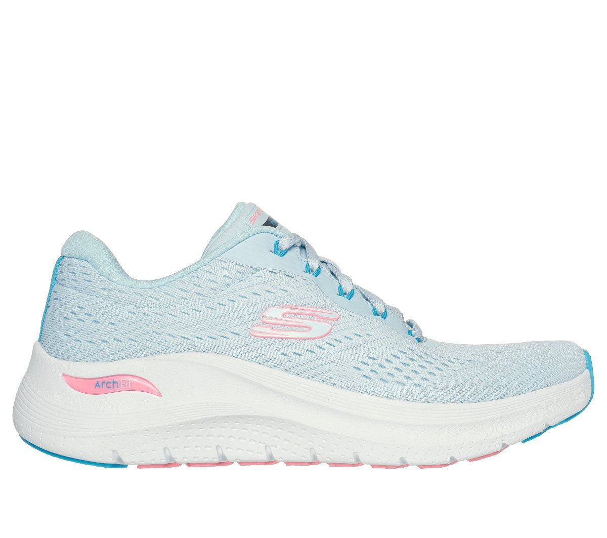 150051#LBMT/LIGHT BLUE MESH/TURQUOISE & PINK TRIM