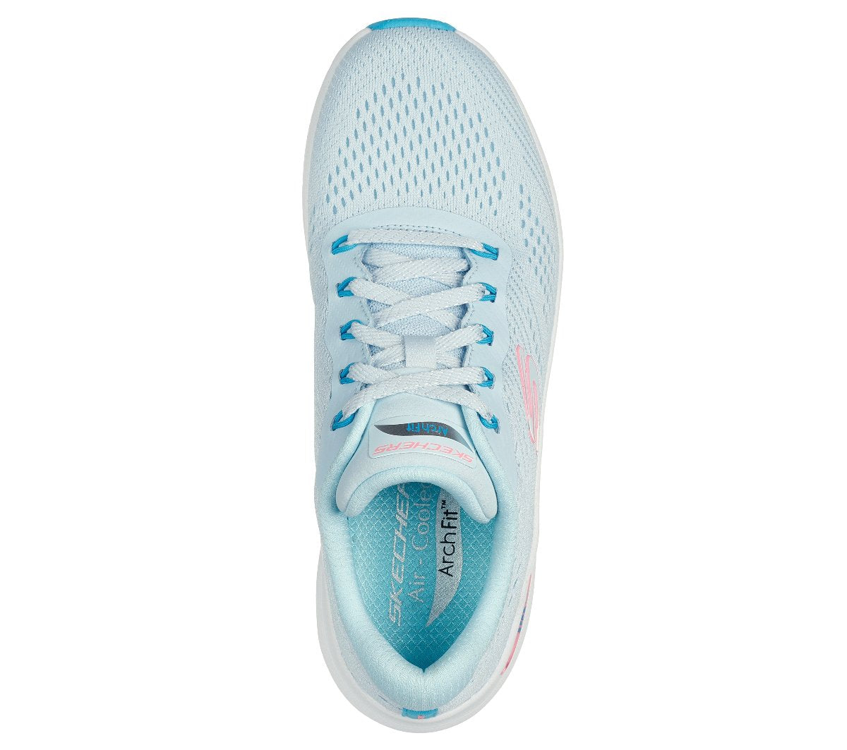 150051#LBMT/LIGHT BLUE MESH/TURQUOISE & PINK TRIM