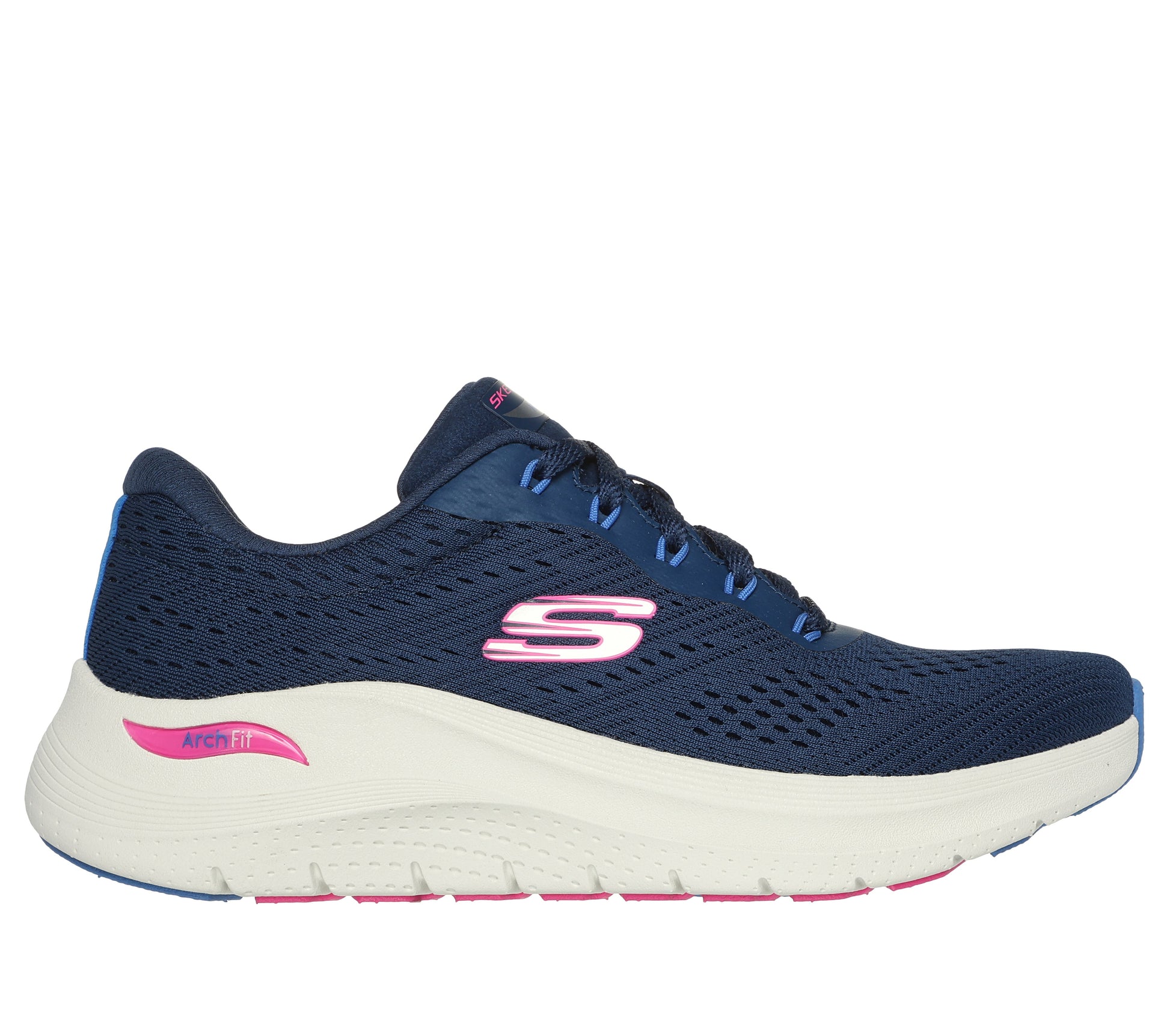 150051#NVMT/NAVY MESH/HOT PINK & BLUE TRIM