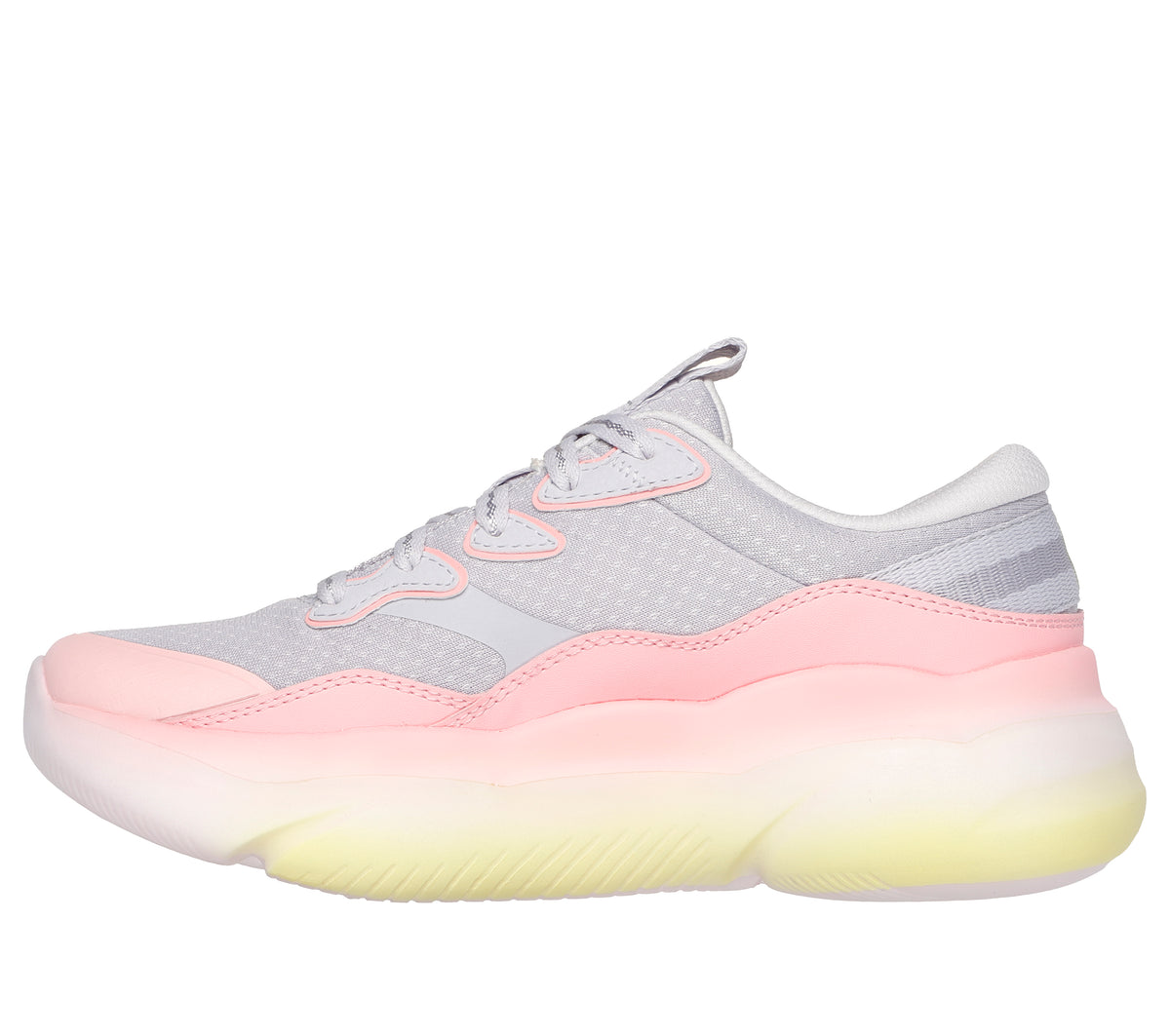 LGMT-LIGHT GRAY MESH/MULTI SYNTHETIC/MULTI TRIM