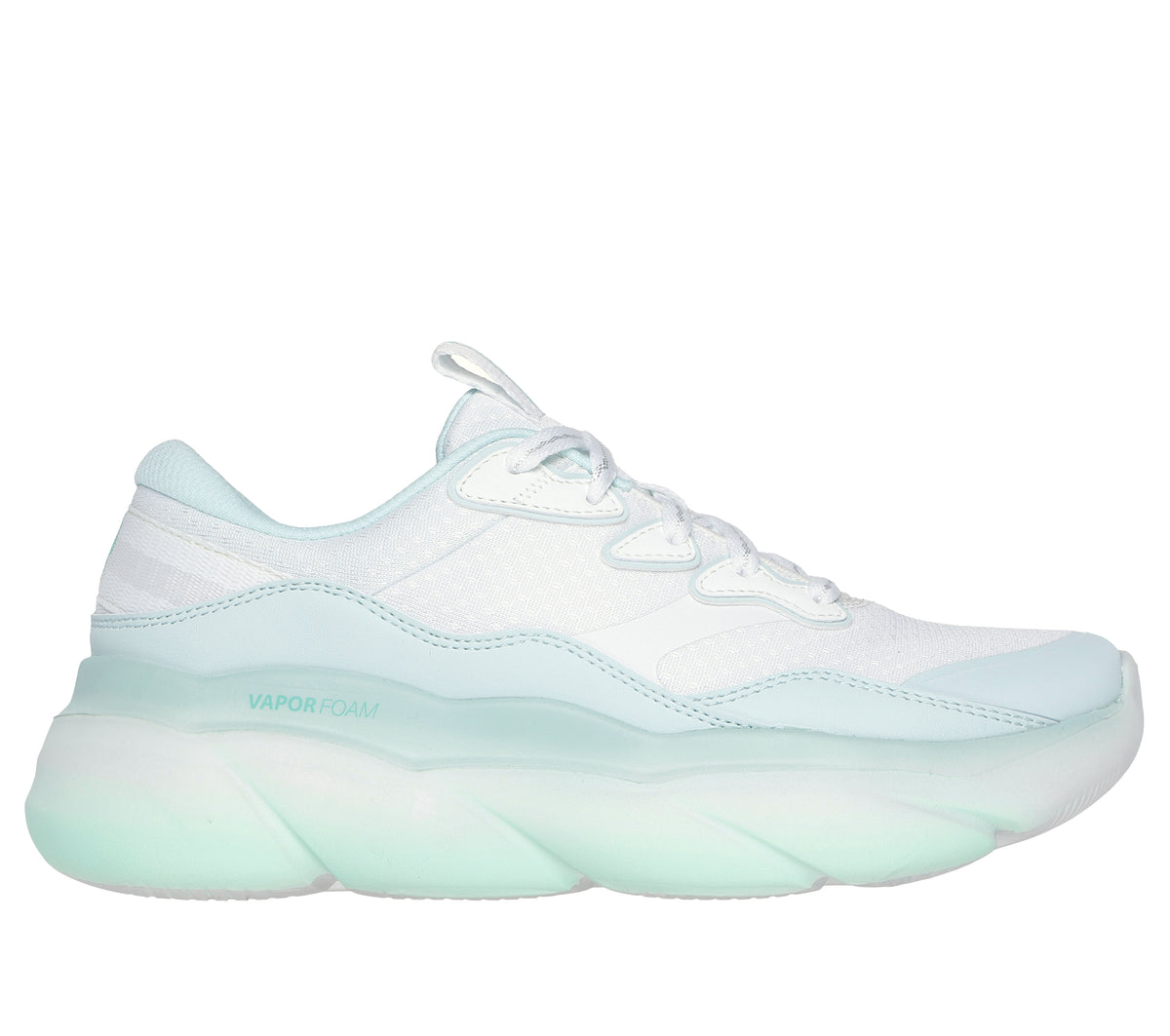 WMNT-WHITE TEXTILE/MINT TRIM