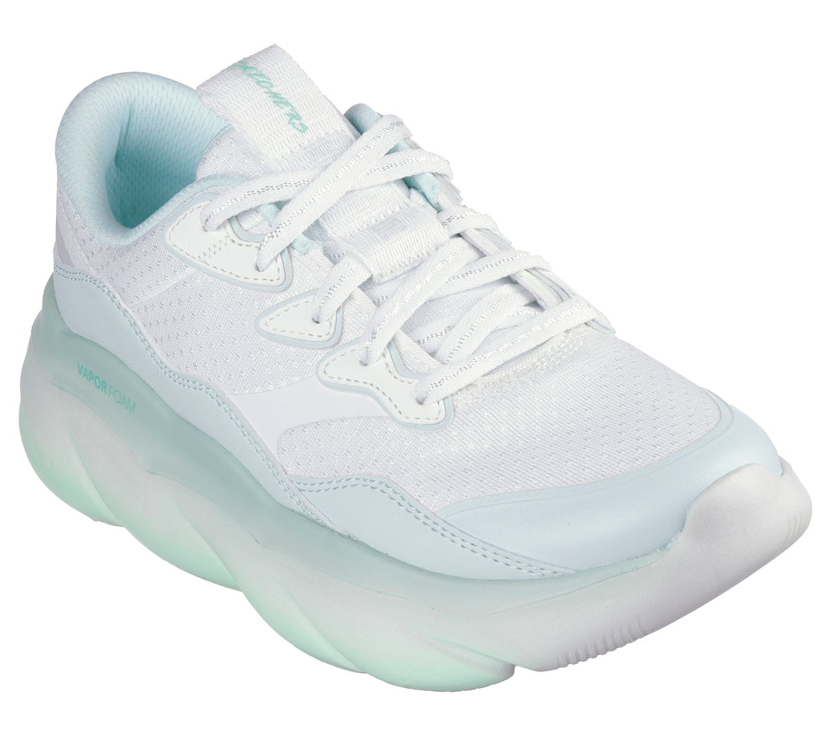 WMNT-WHITE TEXTILE/MINT TRIM