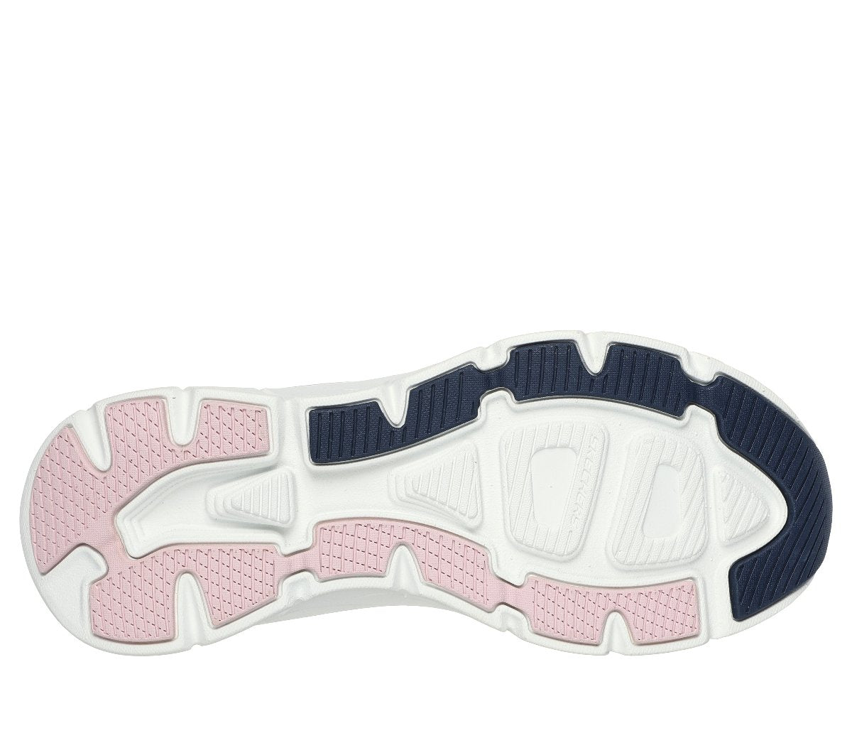 150093#NVPK/NAVY LEATHER/MESH/PINK & BLUE TRIM