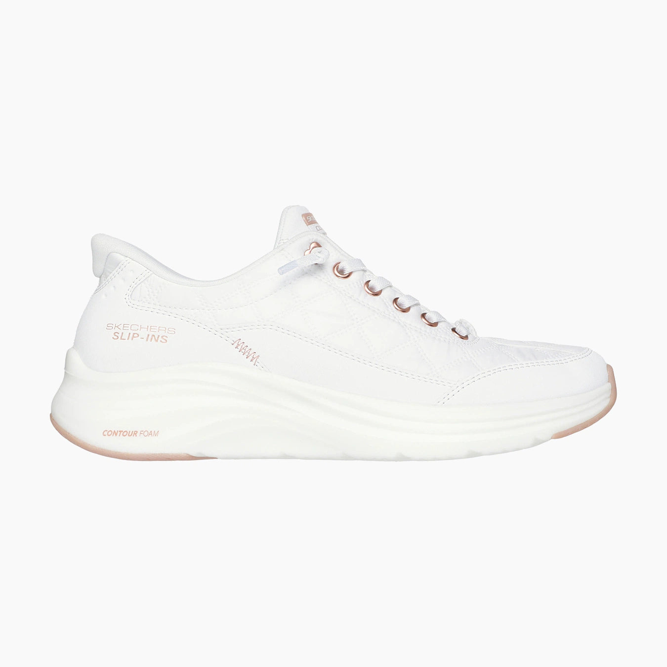WTRG-WHITE TEXTILE/ROSE GOLD TRIM