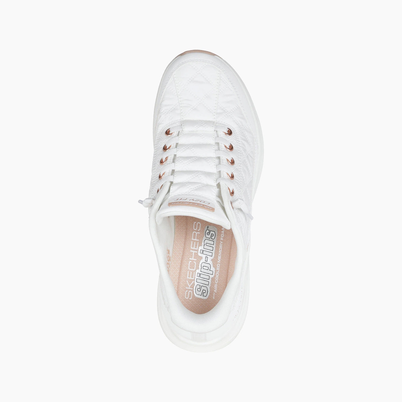 WTRG-WHITE TEXTILE/ROSE GOLD TRIM