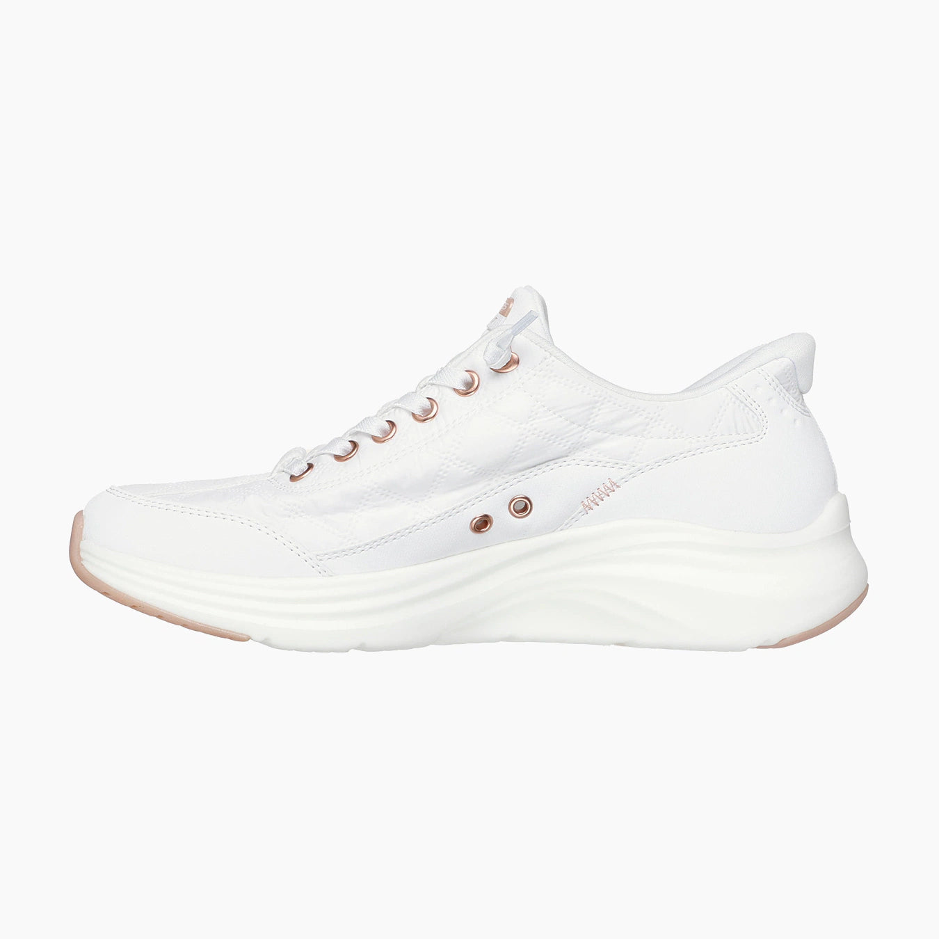 WTRG-WHITE TEXTILE/ROSE GOLD TRIM