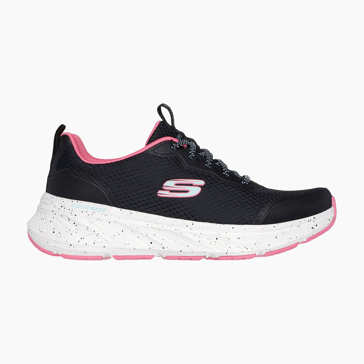BKPK-BLACK SYNTHETIC/PINK TRIM