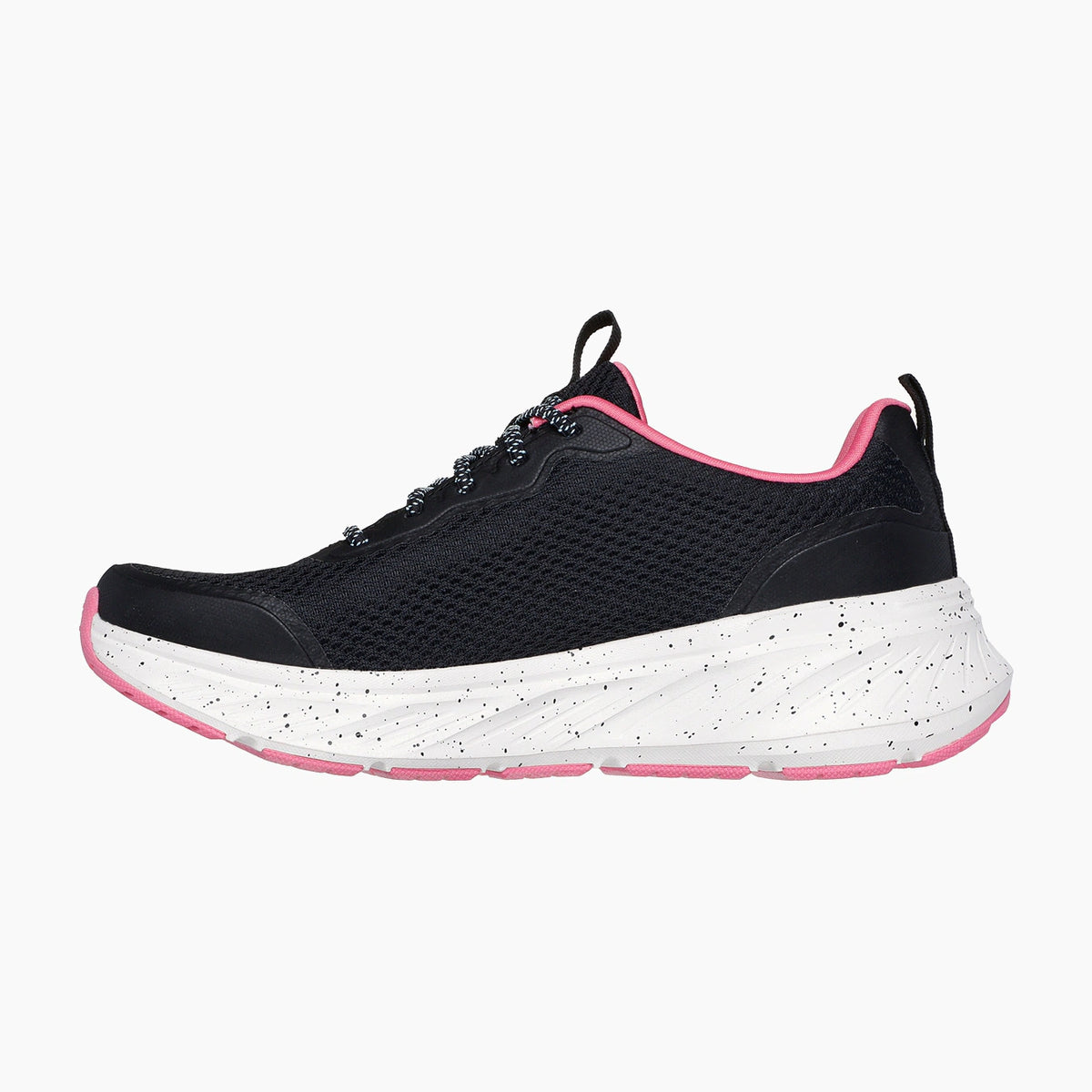 BKPK-BLACK SYNTHETIC/PINK TRIM
