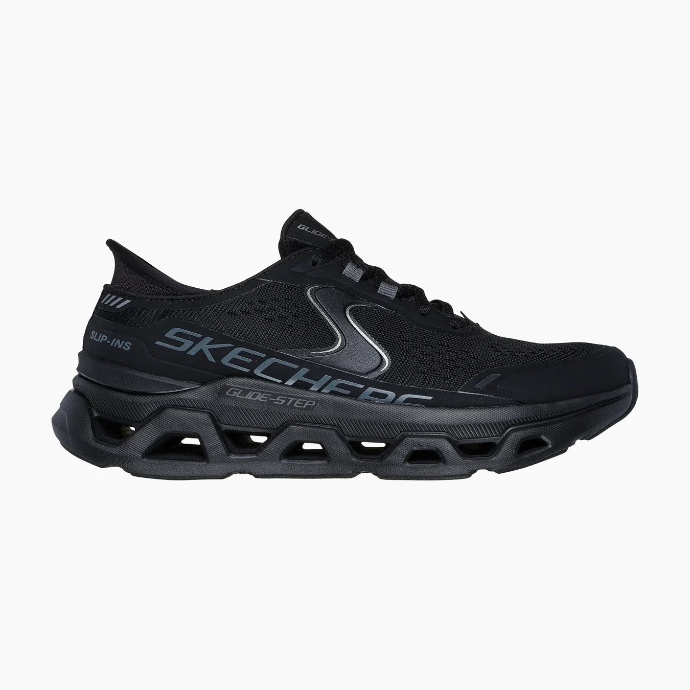 150510#BBK-BLACK SYNTHETIC/MESH/GUNMETAL TRIM