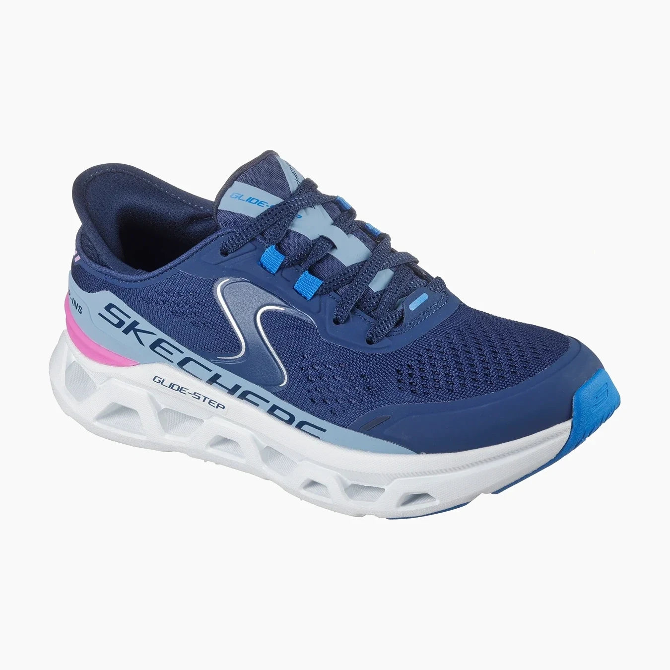 150510#NVBL-NAVY SYNTHETIC/MESH/BLUE TRIM