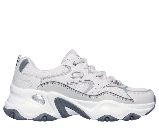 150521#LGSL-GREY DURALEATHER/MESH/SILVER TRIM
