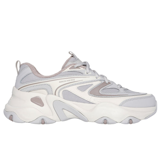 DLITES#LGMT-LIGHT GRAY LEATHER/MULTI TRIM