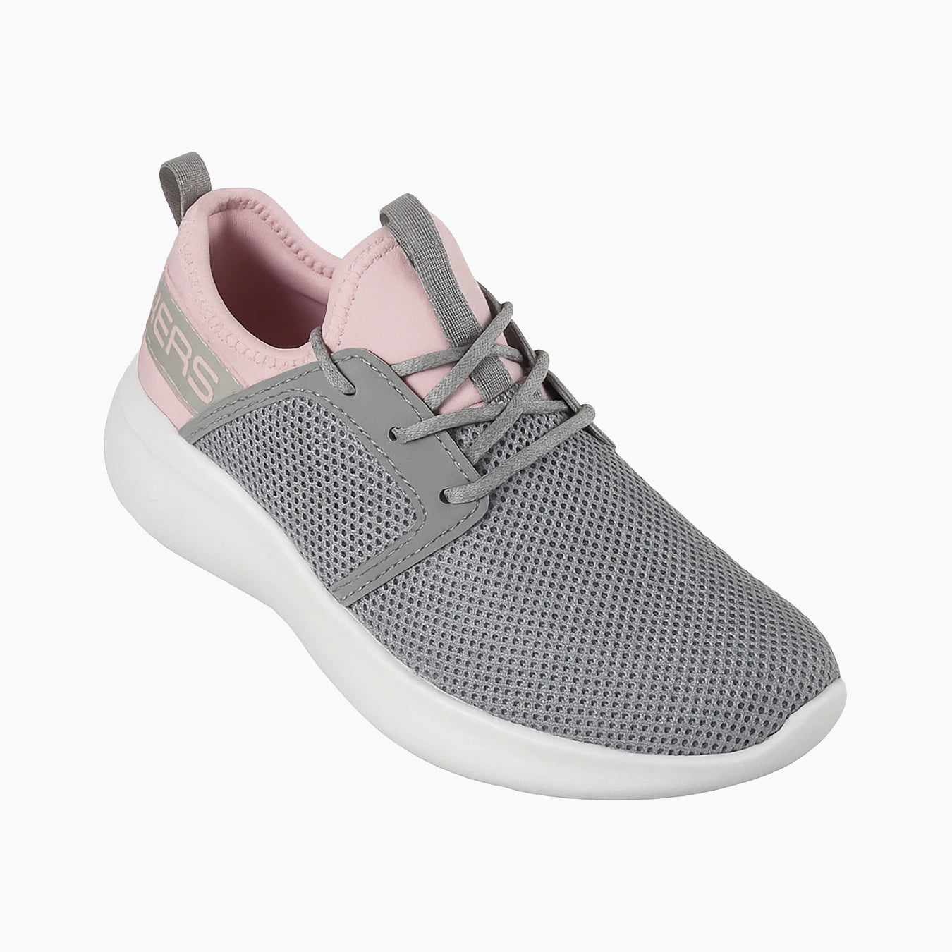 15103#GREY TEXTILE/LIGHT PINK TRIM