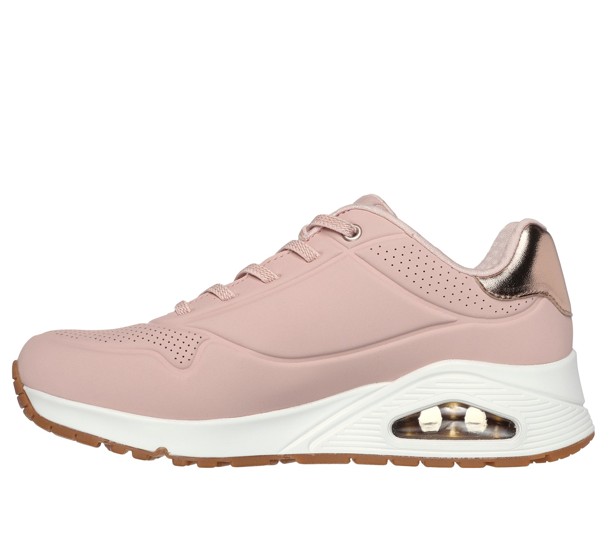 155196#BLSH/BLUSH DURABUCK/ ROSE GOLD DURALEATHER TRIM