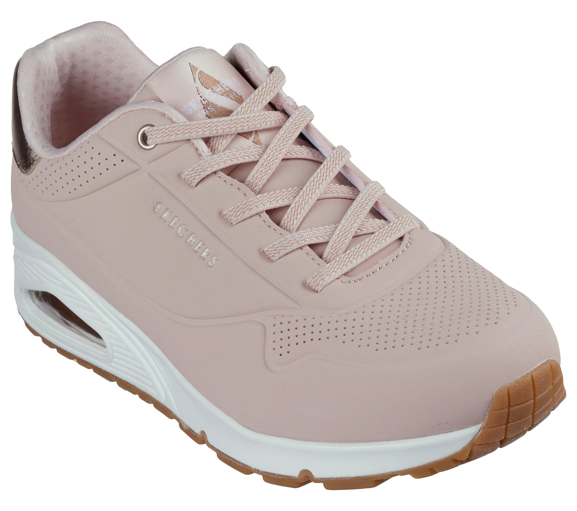 155196#BLSH/BLUSH DURABUCK/ ROSE GOLD DURALEATHER TRIM