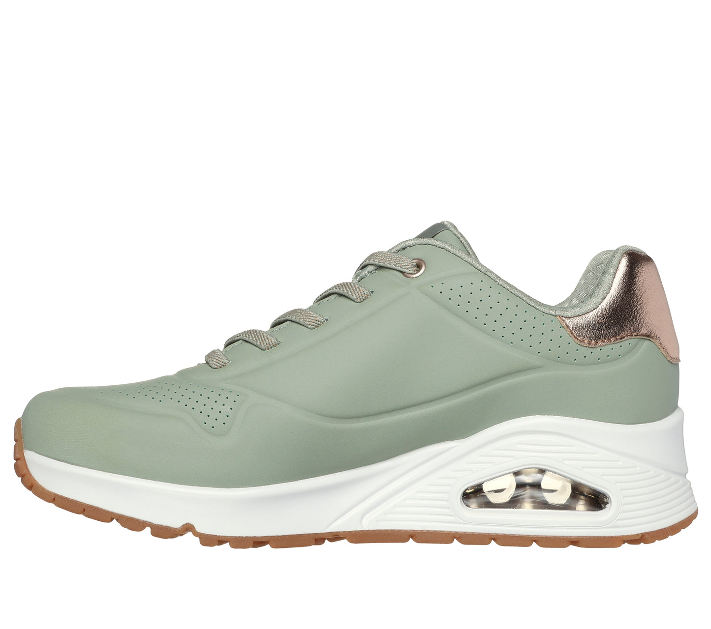 155196#SAGE/SAGE DURABUCK/ ROSE GOLD DURALEATHER/ MESH TR