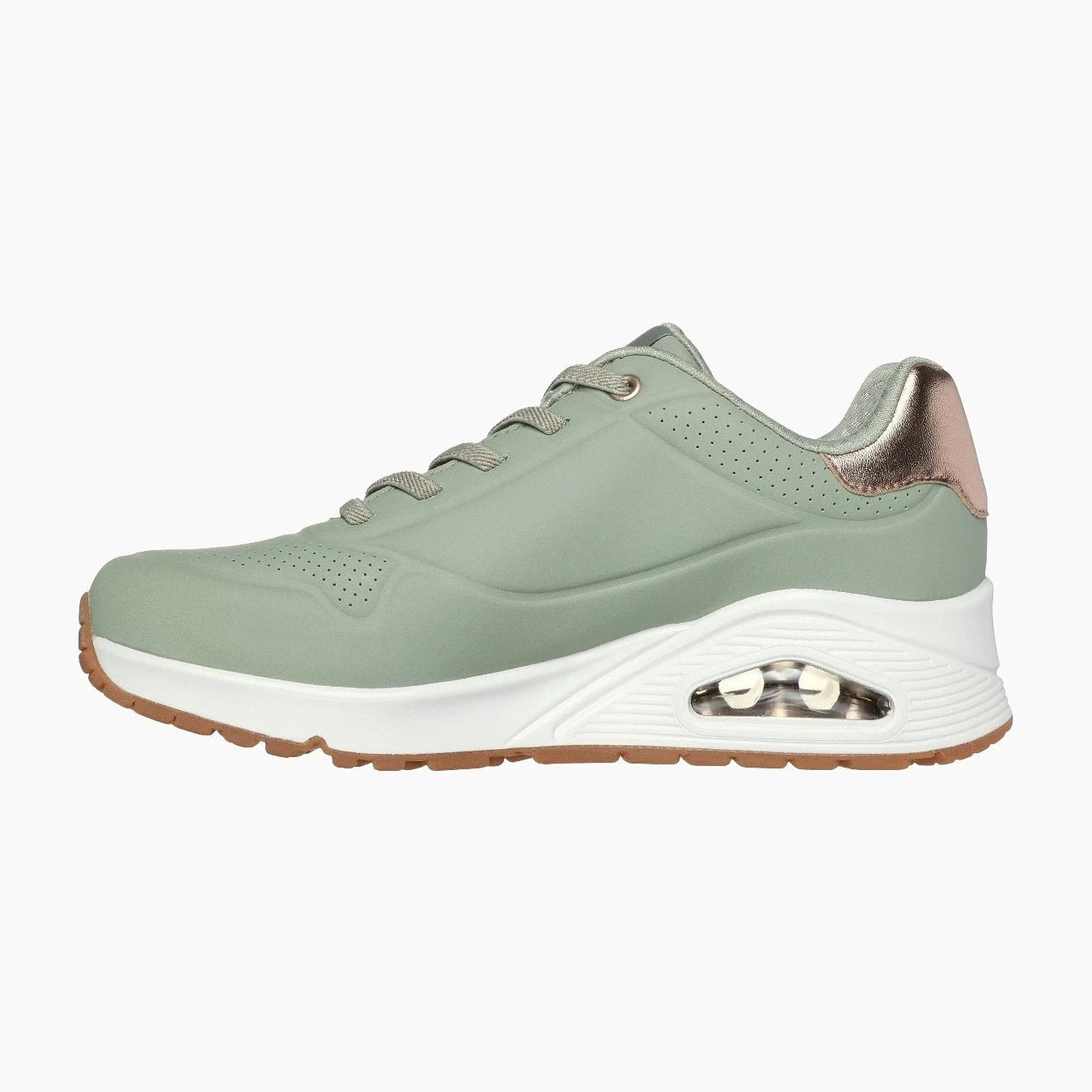 155196#SAGE/SAGE DURABUCK/ ROSE GOLD DURALEATHER/ MESH TR