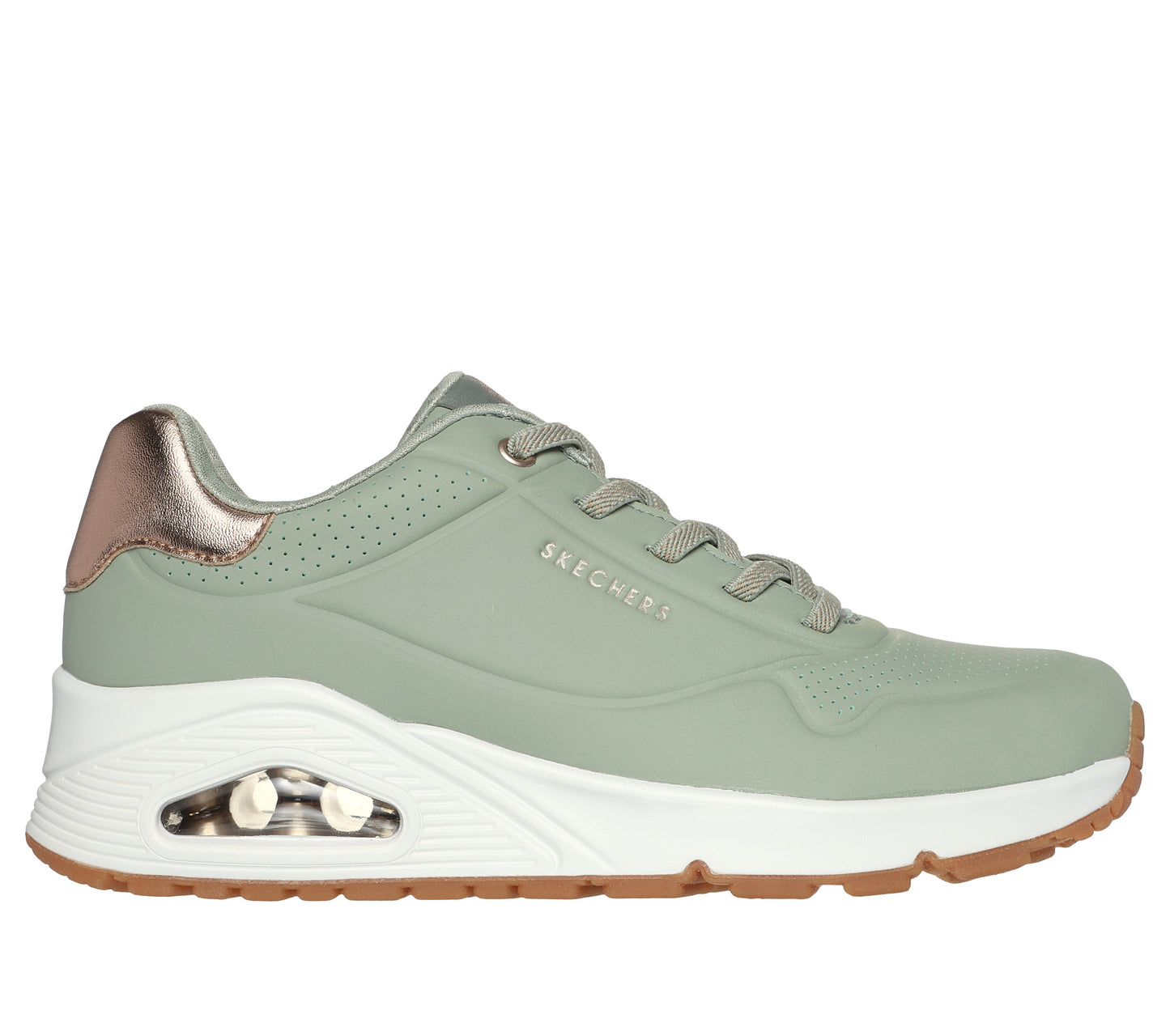 155196#SAGE/SAGE DURABUCK/ ROSE GOLD DURALEATHER/ MESH TR