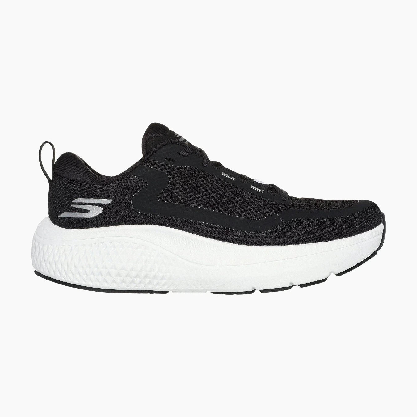 172086W#BKW/BLACK TEXTILE/ WHITE TRIM