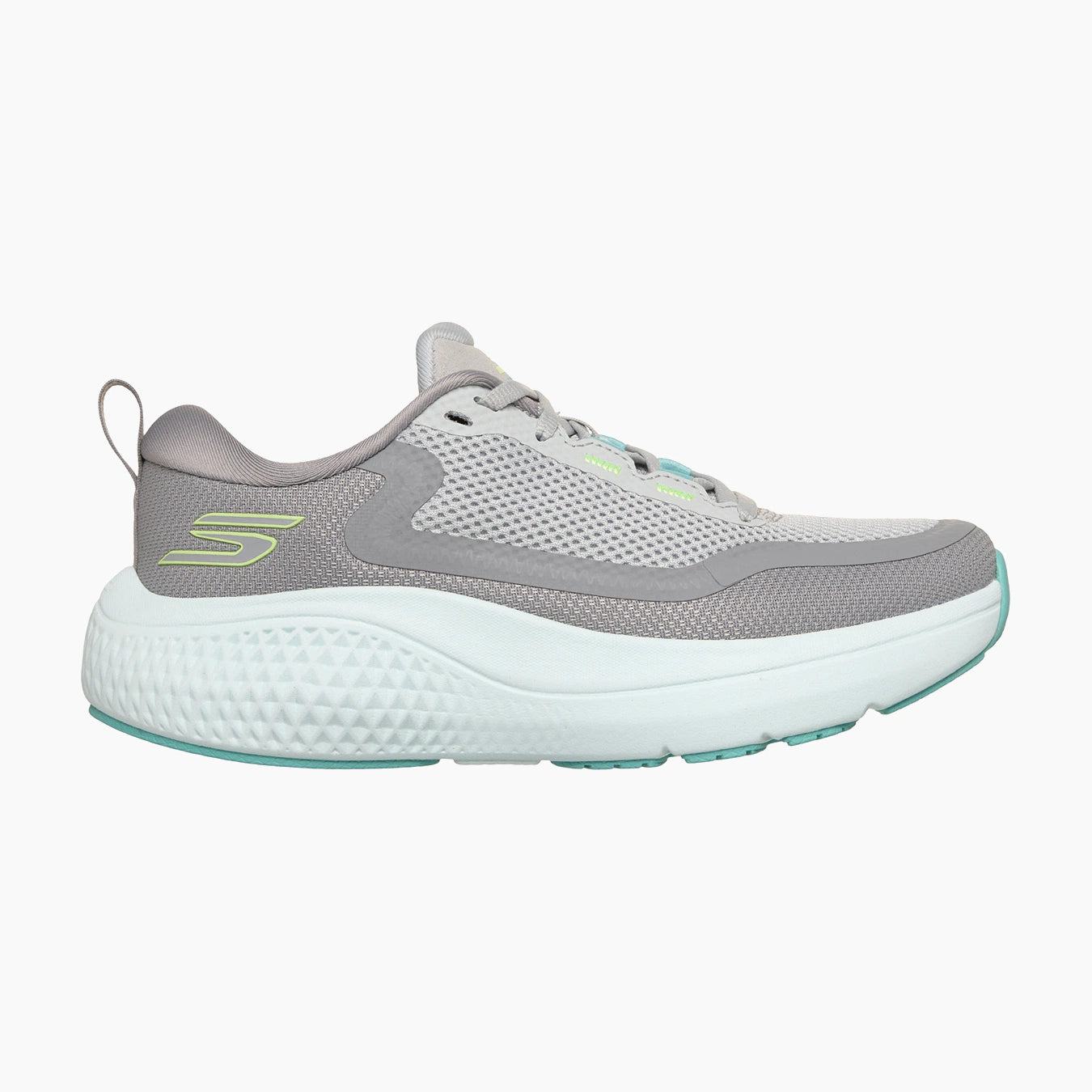 LGTQ-LIGHT GRAY TEXTILE/TURQUOISE TRIM