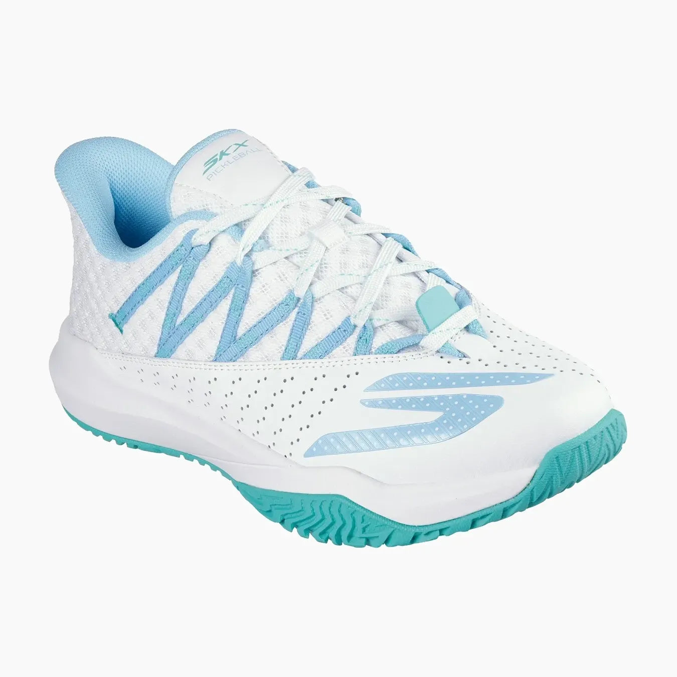 172110#WLB-WHITE LEATHER/MESH LT. BLUE TRIM