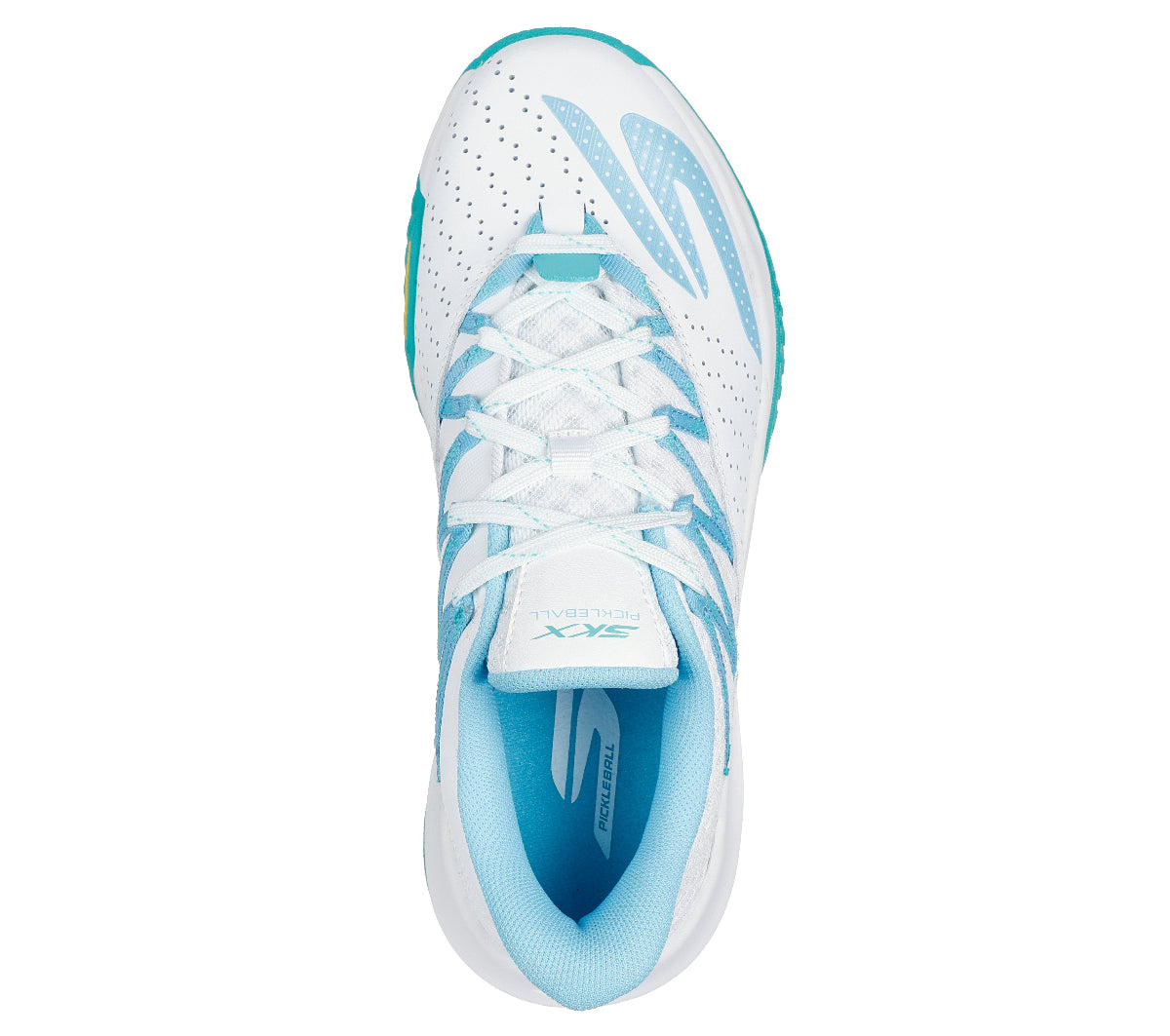172110#WLB-WHITE LEATHER/MESH LT. BLUE TRIM
