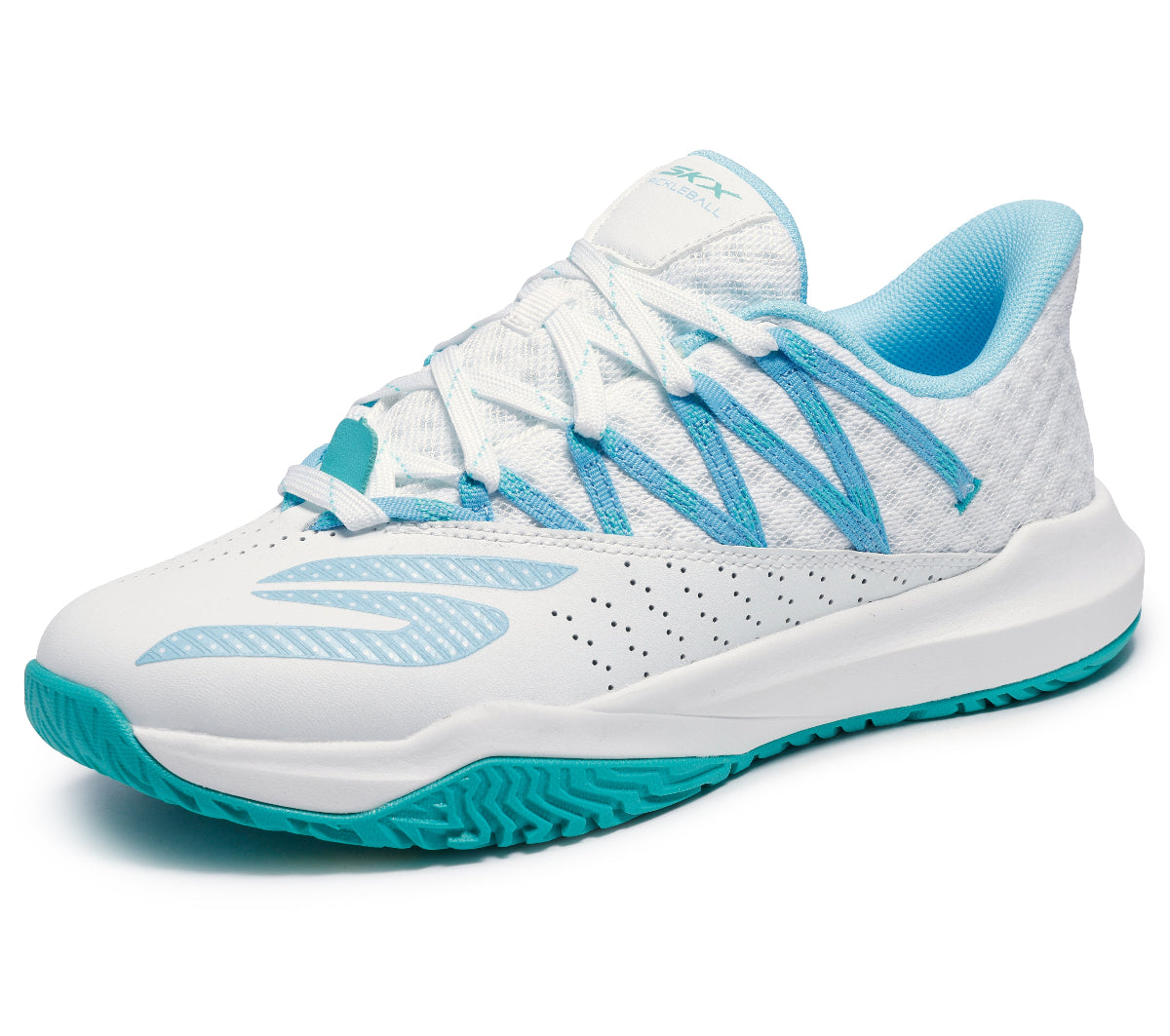 172110#WLB-WHITE LEATHER/MESH LT. BLUE TRIM